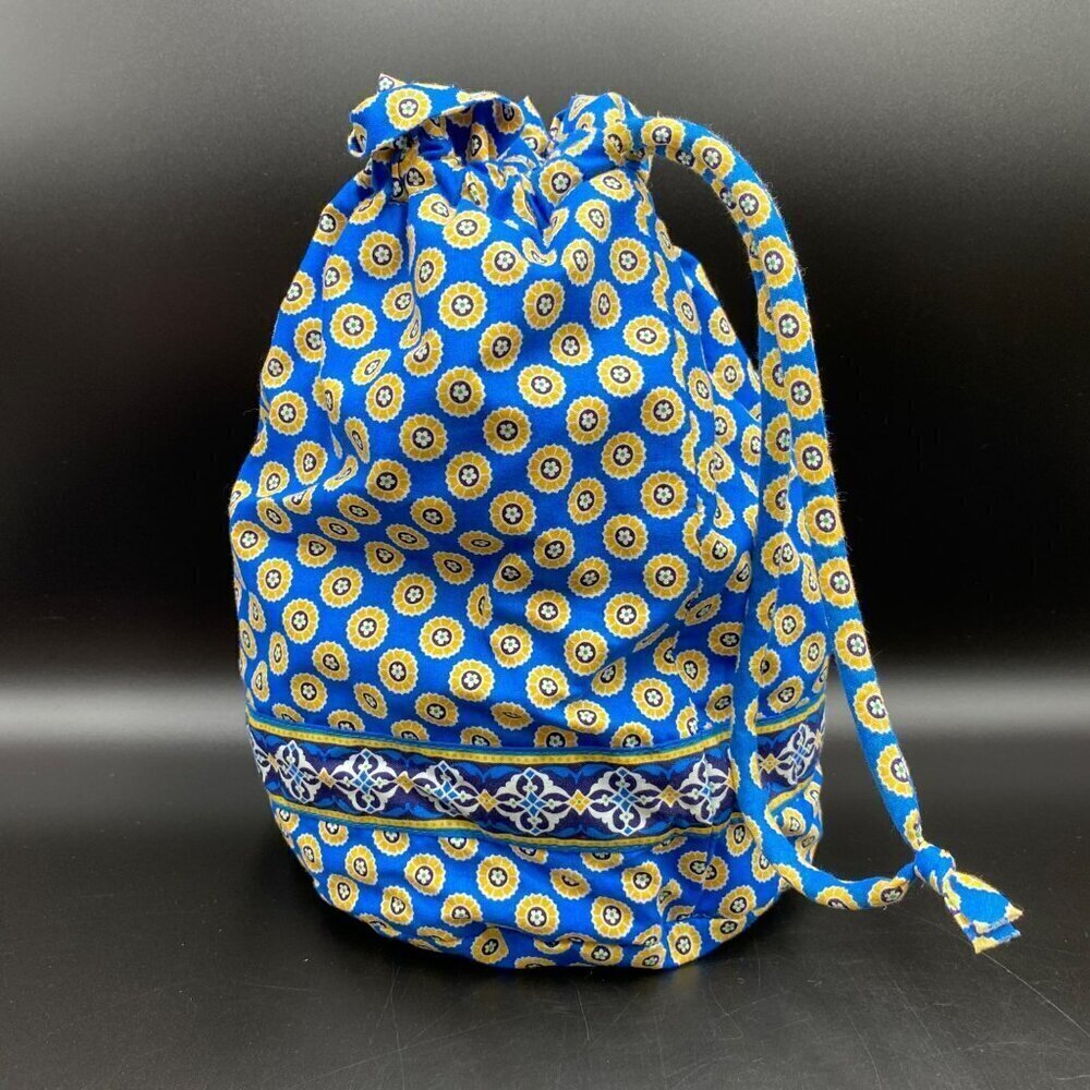Vera Bradley Plastic Lined Wet/Dry Drawstring Ditty Bag
